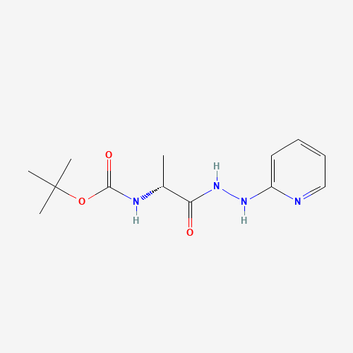 tert-butyl N-[(2R)-1-oxo-1-(2-pyridin-2-ylhydrazinyl)propan-2-yl]carbamate (CAS: 915375-27-8) - Related Chemical Product