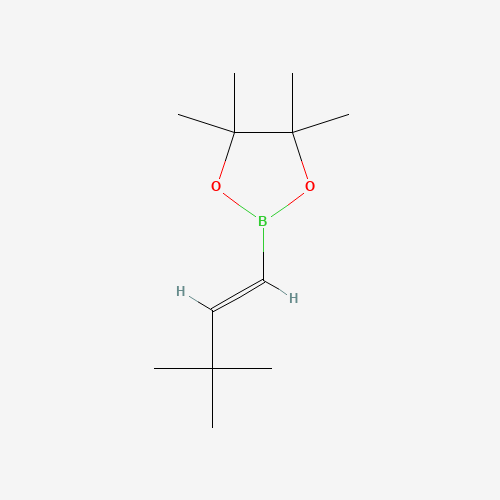 2-[(E)-3,3-dimethylbut-1-enyl]-4,4,5,5-tetramethyl-1,3,2-dioxaborolane (CAS: 157945-83-0) - Related Chemical Product