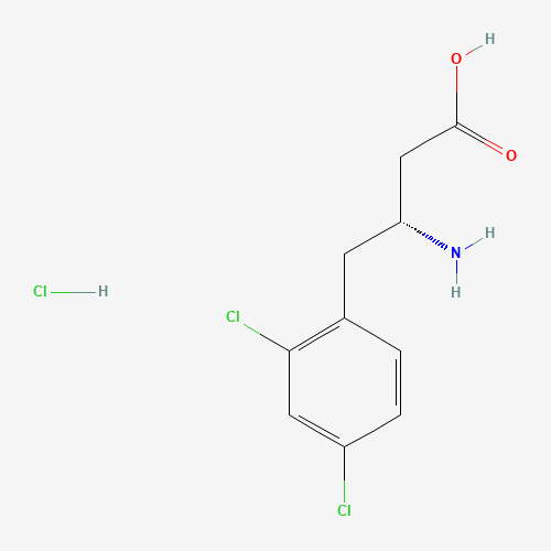(3R)-3-amino-4-(2,4-dichlorophenyl)butanoic acid;hydrochloride (CAS: 331847-13-3) - Related Chemical Product