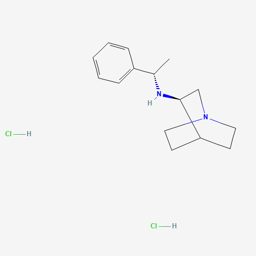 (3R)-N-[(1S)-1-phenylethyl]-1-azabicyclo[2.2.2]octan-3-amine;hydrochloride (CAS: 120570-09-4) - Related Chemical Product