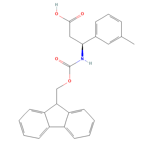 (3S)-3-(9H-fluoren-9-ylmethoxycarbonylamino)-3-(3-methylphenyl)propanoic acid (CAS: 501015-27-6) - Related Chemical Product
