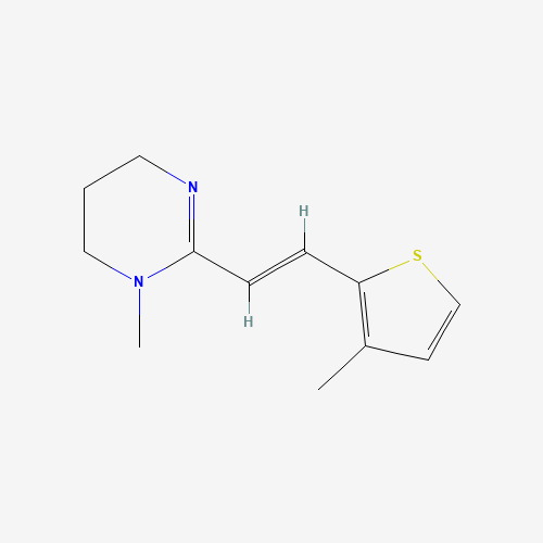 1-methyl-2-[(E)-2-(3-methylthiophen-2-yl)ethenyl]-5,6-dihydro-4H-pyrimidine (CAS: 20574-50-9) - Related Chemical Product