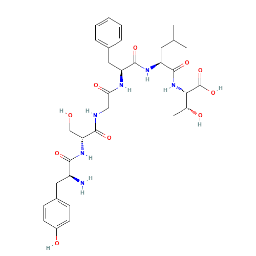(2S,3R)-2-[[(2S)-2-[[(2S)-2-[[2-[[(2R)-2-[[(2S)-2-amino-3-(4-hydroxyphenyl)propanoyl]amino]-3-hydroxypropanoyl]amino]acetyl]amino]-3-phenylpropanoyl]amino]-4-methylpentanoyl]amino]-3-hydroxybutanoic acid (CAS: 75644-90-5) - Related Chemical Product