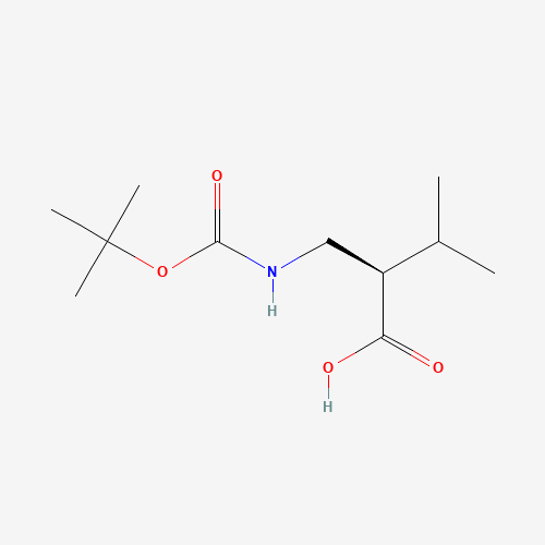 (2R)-3-methyl-2-[[(2-methylpropan-2-yl)oxycarbonylamino]methyl]butanoic acid (CAS: 191664-14-9) - Related Chemical Product