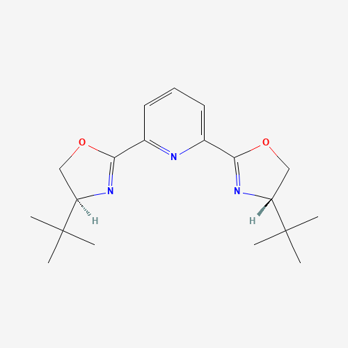 (4S)-4-tert-butyl-2-[6-[(4S)-4-tert-butyl-4,5-dihydro-1,3-oxazol-2-yl]pyridin-2-yl]-4,5-dihydro-1,3-oxazole (CAS: 118949-63-6) - Related Chemical Product