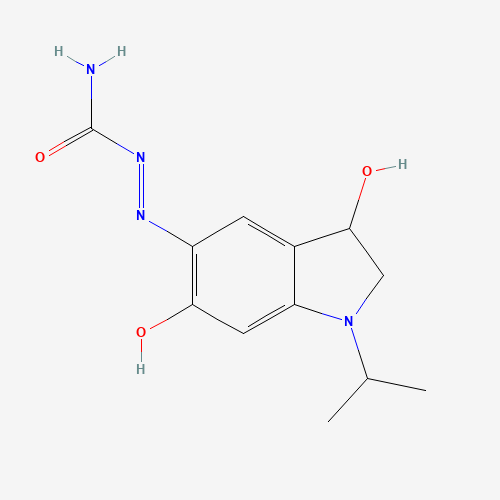 [(Z)-(3-hydroxy-6-oxo-1-propan-2-yl-2,3-dihydroindol-5-ylidene)amino]urea (CAS: 7248-21-7) - Related Chemical Product