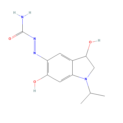 [(Z)-(3-hydroxy-6-oxo-1-propan-2-yl-2,3-dihydroindol-5-ylidene)amino]urea (CAS: 7248-21-7) - Related Chemical Product