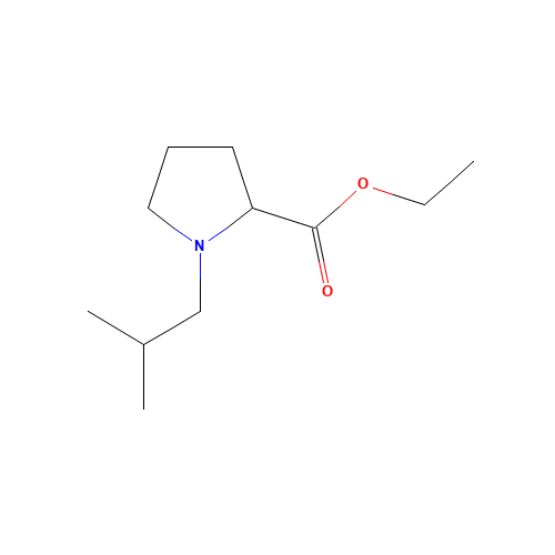 ethyl (2S)-1-(2-methylpropyl)pyrrolidine-2-carboxylate (CAS: 30103-30-1) - Related Chemical Product