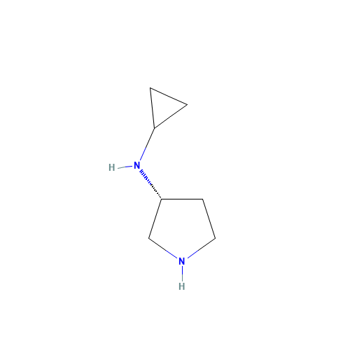 (3R)-N-cyclopropylpyrrolidin-3-amine (CAS: 577776-80-8) - Related Chemical Product