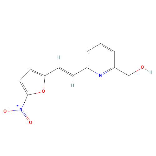 [6-[(E)-2-(5-nitrofuran-2-yl)ethenyl]pyridin-2-yl]methanol (CAS: 13411-16-0) - Related Chemical Product