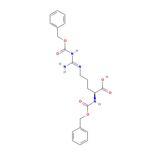 (2S)-5-[[amino(phenylmethoxycarbonylamino)methylidene]amino]-2-(phenylmethoxycarbonylamino)pentanoic acid (CAS: 53934-75-1) - Related Chemical Product