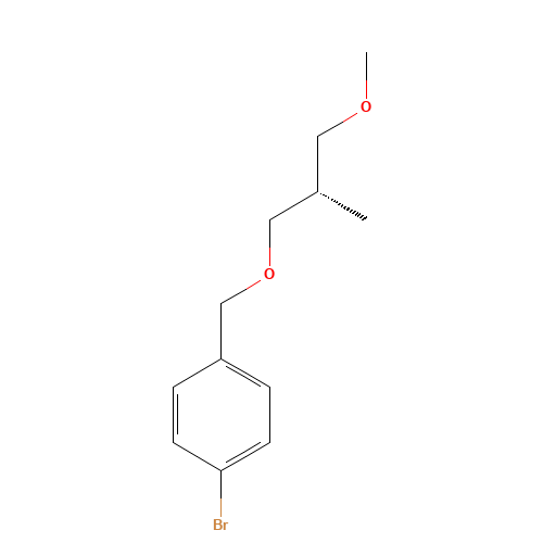 1-bromo-4-[[(2S)-3-methoxy-2-methylpropoxy]methyl]benzene (CAS: 1006865-32-2) - Related Chemical Product
