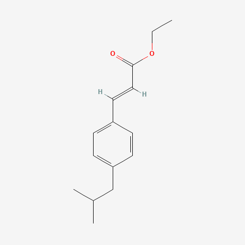 ethyl (E)-3-[4-(2-methylpropyl)phenyl]prop-2-enoate (CAS: 1256636-24-4) - Related Chemical Product