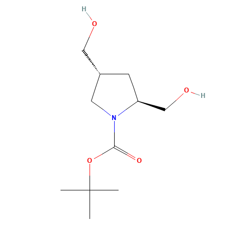 tert-butyl (2S,4R)-2,4-bis(hydroxymethyl)pyrrolidine-1-carboxylate (CAS: 212266-75-6) - Related Chemical Product