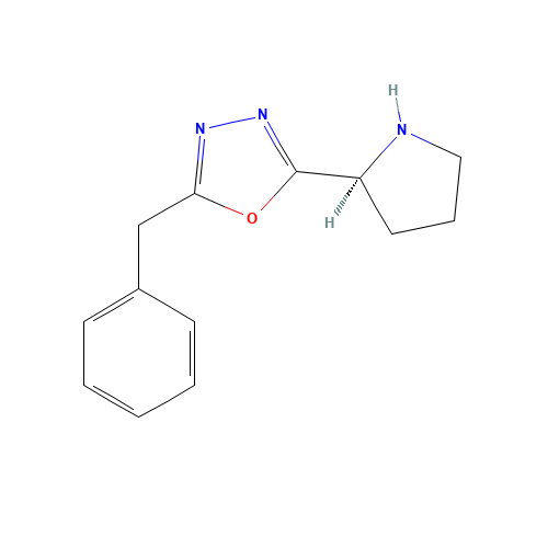 2-benzyl-5-[(2S)-pyrrolidin-2-yl]-1,3,4-oxadiazole (CAS: 1253792-58-3) - Related Chemical Product