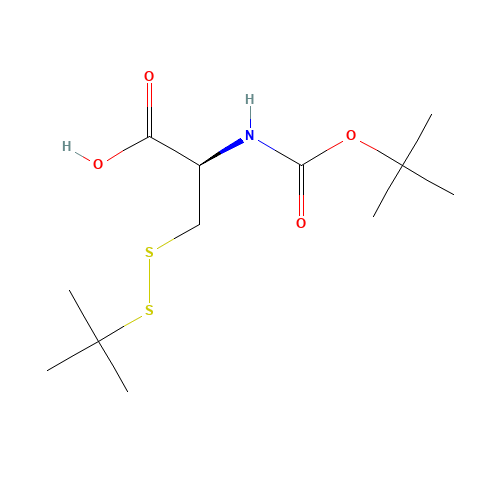 (2R)-3-(tert-butyldisulfanyl)-2-[(2-methylpropan-2-yl)oxycarbonylamino]propanoic acid (CAS: 30044-61-2) - Related Chemical Product