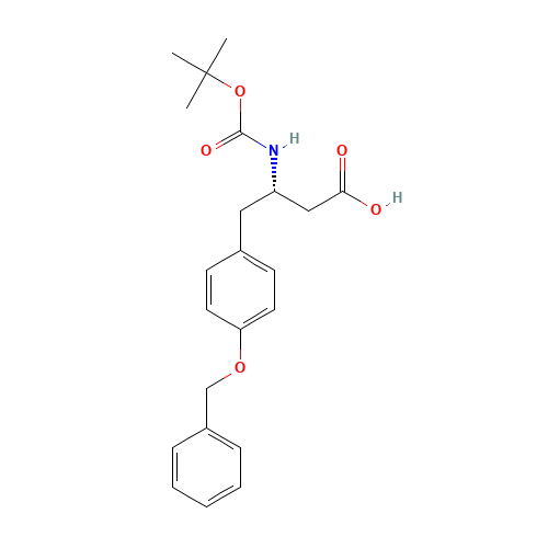 (3S)-3-[(2-methylpropan-2-yl)oxycarbonylamino]-4-(4-phenylmethoxyphenyl)butanoic acid (CAS: 126825-16-9) - Related Chemical Product