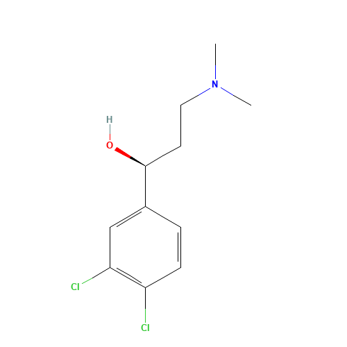 (1S)-1-(3,4-dichlorophenyl)-3-(dimethylamino)propan-1-ol (CAS: 161229-01-2) - Related Chemical Product