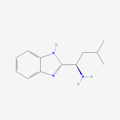(1R)-1-(1H-benzimidazol-2-yl)-3-methylbutan-1-amine (CAS: 1235960-36-7) - Related Chemical Product