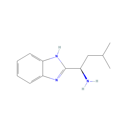 (1R)-1-(1H-benzimidazol-2-yl)-3-methylbutan-1-amine (CAS: 1235960-36-7) - Related Chemical Product