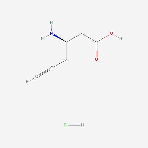 (3R)-3-aminohex-5-ynoic acid;hydrochloride (CAS: 332064-87-6) - Related Chemical Product