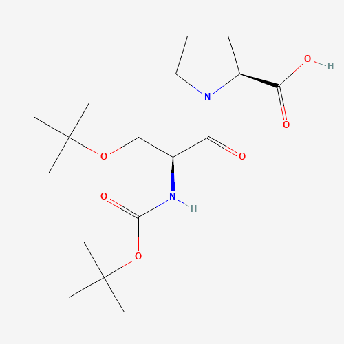 (2S)-1-[(2S)-3-[(2-methylpropan-2-yl)oxy]-2-[(2-methylpropan-2-yl)oxycarbonylamino]propanoyl]pyrrolidine-2-carboxylic acid (CAS: 141106-60-7) - Related Chemical Product