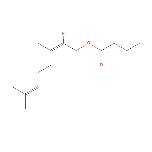 [(2Z)-3,7-dimethylocta-2,6-dienyl] 3-methylbutanoate (CAS: 3915-83-1) - Related Chemical Product