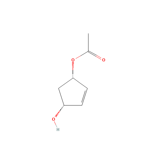 [(1S,4R)-4-hydroxycyclopent-2-en-1-yl] acetate (CAS: 60176-77-4) - Related Chemical Product