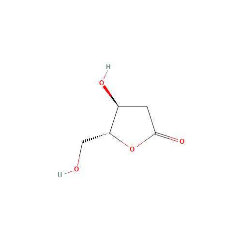 (4S,5R)-4-hydroxy-5-(hydroxymethyl)oxolan-2-one (CAS: 34371-14-7) - Chemical Structure and Molecular Formula 