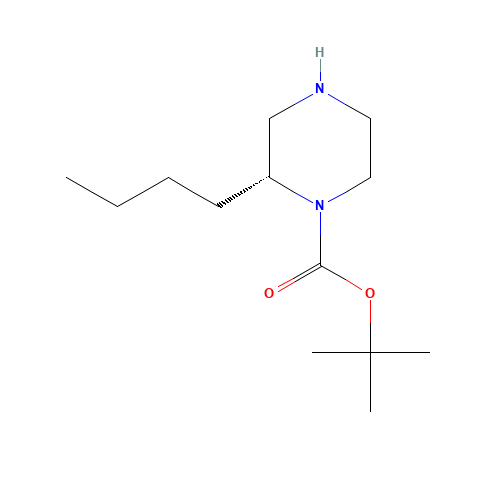 tert-butyl (2R)-2-butylpiperazine-1-carboxylate (CAS: 1212133-43-1) - Related Chemical Product