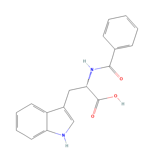 (2S)-2-benzamido-3-(1H-indol-3-yl)propanoic acid (CAS: 4302-66-3) - Related Chemical Product
