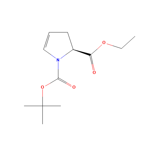1-O-tert-butyl 2-O-ethyl (2S)-2,3-dihydropyrrole-1,2-dicarboxylate (CAS: 178172-26-4) - Related Chemical Product