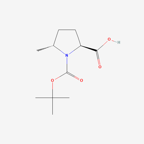(2S,5R)-5-methyl-1-[(2-methylpropan-2-yl)oxycarbonyl]pyrrolidine-2-carboxylic acid (CAS: 160033-52-3) - Related Chemical Product