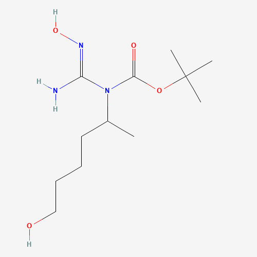 tert-butyl N-[(E)-N'-hydroxycarbamimidoyl]-N-(6-hydroxyhexan-2-yl)carbamate (CAS: 724445-97-0) - Related Chemical Product