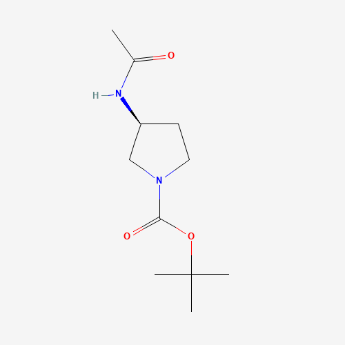 tert-butyl (3S)-3-acetamidopyrrolidine-1-carboxylate (CAS: 114636-37-2) - Related Chemical Product