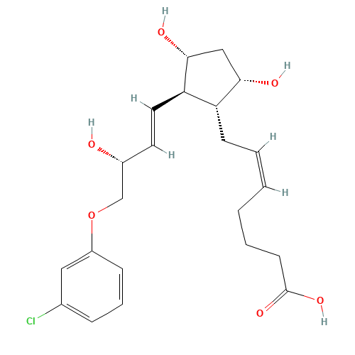 (Z)-7-[(1R,2R,3R,5S)-2-[(E,3R)-4-(3-chlorophenoxy)-3-hydroxybut-1-enyl]-3,5-dihydroxycyclopentyl]hept-5-enoic acid (CAS: 40665-92-7) - Related Chemical Product
