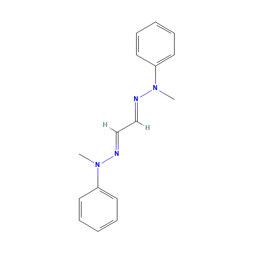 N-methyl-N-[(E)-[(2E)-2-[methyl(phenyl)hydrazinylidene]ethylidene]amino]aniline (CAS: 20915-45-1) - Related Chemical Product