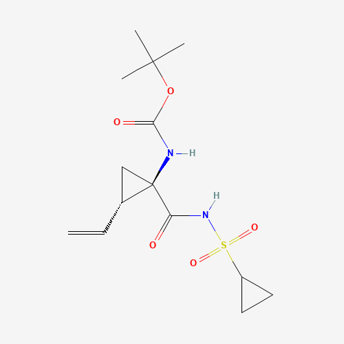 tert-butyl N-[(1R,2S)-1-(cyclopropylsulfonylcarbamoyl)-2-ethenylcyclopropyl]carbamate (CAS: 630421-48-6) - Related Chemical Product