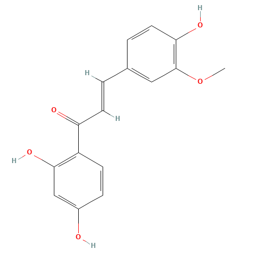 (E)-1-(2,4-dihydroxyphenyl)-3-(4-hydroxy-3-methoxyphenyl)prop-2-en-1-one (CAS: 34000-39-0) - Related Chemical Product
