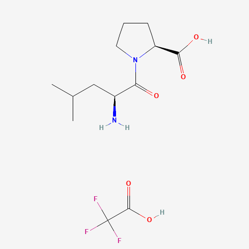 (2S)-1-[(2S)-2-amino-4-methylpentanoyl]pyrrolidine-2-carboxylic acid;2,2,2-trifluoroacetic acid (CAS: 67320-92-7) - Related Chemical Product