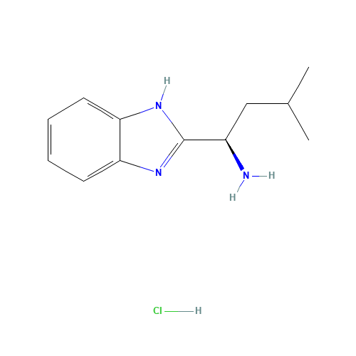(1R)-1-(1H-benzimidazol-2-yl)-3-methylbutan-1-amine;hydrochloride (CAS: 1235643-62-5) - Related Chemical Product