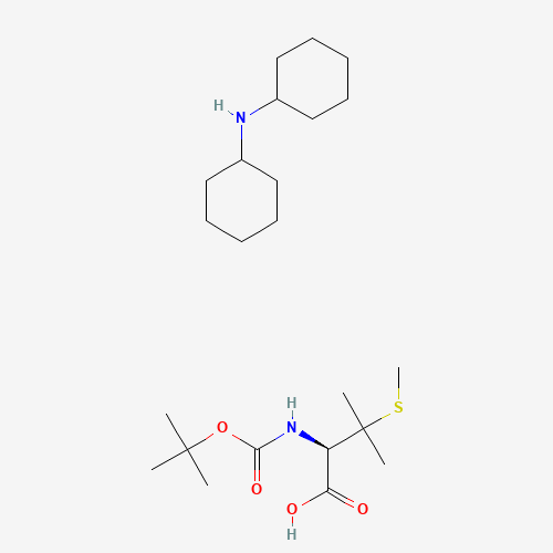 N-cyclohexylcyclohexanamine;(2R)-3-methyl-2-[(2-methylpropan-2-yl)oxycarbonylamino]-3-methylsulfanylbutanoic acid (CAS: 112898-23-4) - Related Chemical Product
