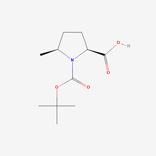 (2S,5S)-5-methyl-1-[(2-methylpropan-2-yl)oxycarbonyl]pyrrolidine-2-carboxylic acid (CAS: 334769-80-1) - Related Chemical Product