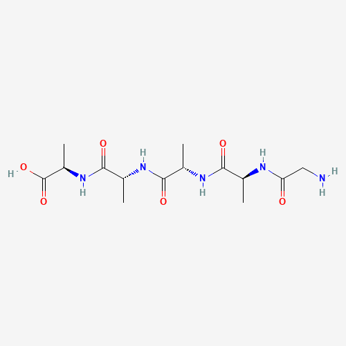 (2R)-2-[[(2R)-2-[[(2S)-2-[[(2S)-2-[(2-aminoacetyl)amino]propanoyl]amino]propanoyl]amino]propanoyl]amino]propanoic acid (CAS: 53093-86-0) - Related Chemical Product