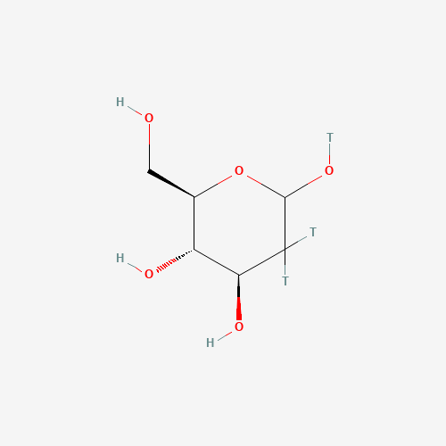 (2R,3S,4R)-2-(hydroxymethyl)-5,5-ditritio-6-tritiooxyoxane-3,4-diol (CAS: 77252-38-1) - Related Chemical Product