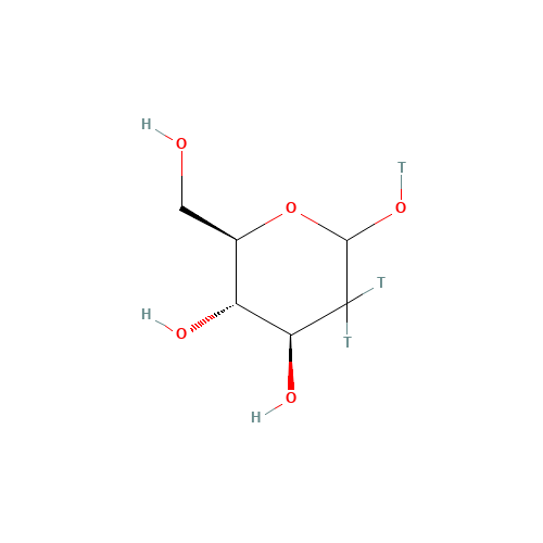 (2R,3S,4R)-2-(hydroxymethyl)-5,5-ditritio-6-tritiooxyoxane-3,4-diol (CAS: 77252-38-1) - Related Chemical Product