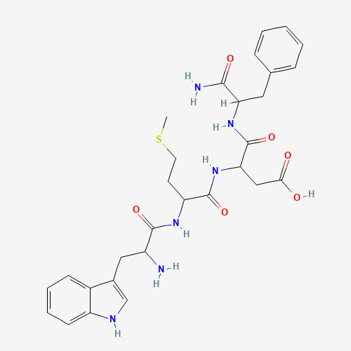 (3S)-3-[[(2S)-2-[[(2S)-2-amino-3-(1H-indol-3-yl)propanoyl]amino]-4-methylsulfanylbutanoyl]amino]-4-[[(2S)-1-amino-1-oxo-3-phenylpropan-2-yl]amino]-4-oxobutanoic acid (CAS: 35144-91-3) - Related Chemical Product
