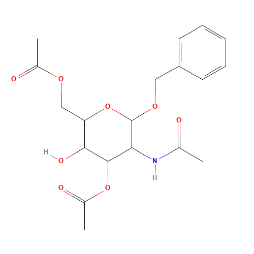 [(2R,3S,4R,5R,6S)-5-acetamido-4-acetyloxy-3-hydroxy-6-phenylmethoxyoxan-2-yl]methyl acetate (CAS: 33639-73-5) - Related Chemical Product