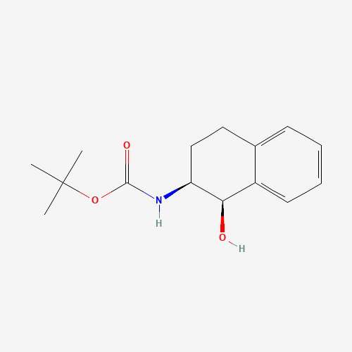 tert-butyl N-[(1R,2S)-1-hydroxy-1,2,3,4-tetrahydronaphthalen-2-yl]carbamate (CAS: 904316-29-6) - Related Chemical Product
