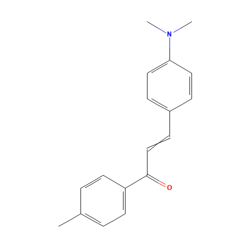 (E)-3-[4-(dimethylamino)phenyl]-1-(4-methylphenyl)prop-2-en-1-one (CAS: 19132-98-0) - Related Chemical Product